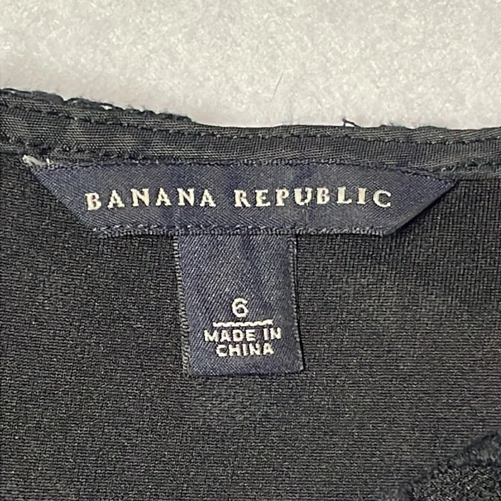 Banana Republic black lace dress size 6